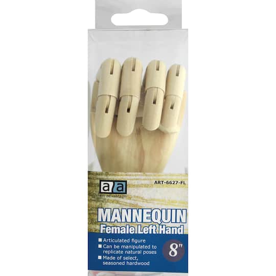 Art Advantage&#xAE; 8&#x22; Female Left Hand Manikin